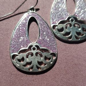 **NWOT Charming Charlie Glitter Earrings